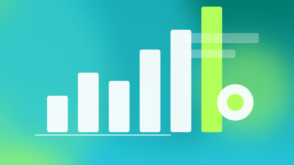 A checklist card with green ticks beside code-style lines on a teal gradient